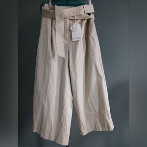 NWT Max Mara Ghisa Sand Pant Size 12
